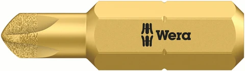 BITS 1/4" TORQ-SET® 871/1 DC Diamant Mplus bits - Wera