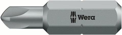 BITS 1/4" TORQ-SET® 871/1 Mplus bits, seig utførelse - Wera
