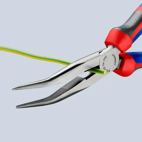 SPISSTANG 26 22 200 SB MED SKJÆR 40° Bøyd Comfort 200mm  Knipex 