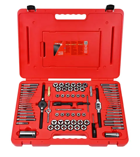 GJENGESETT 80PCS 1/4-1/2", 3-12MM NF/NC MM/SAE, TDTDM500B, Snap-on