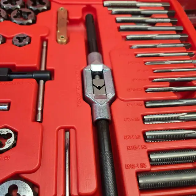 GJENGESETT 80PCS 1/4-1/2", 3-12MM NF/NC MM/SAE, TDTDM500B, Snap-on 