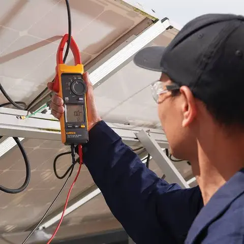 FLUKE 393 FC Strømtang + MC4-tesledninger 