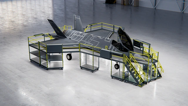 F-35 MAINTENANCE DOCKING SYSTEM Module-based system, full wrap-around 