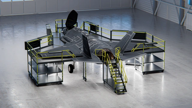 F-35 MAINTENANCE DOCKING SYSTEM Module-based system, full wrap-around 