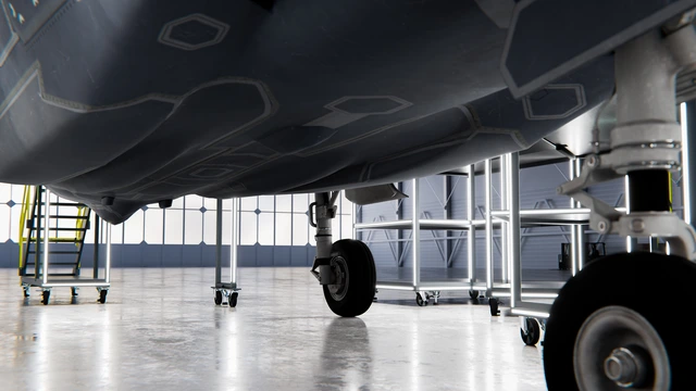 F-35 MAINTENANCE DOCKING SYSTEM Module-based system, full wrap-around 
