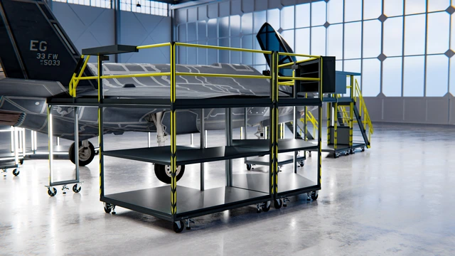 F-35 MAINTENANCE DOCKING SYSTEM Module-based system, full wrap-around 