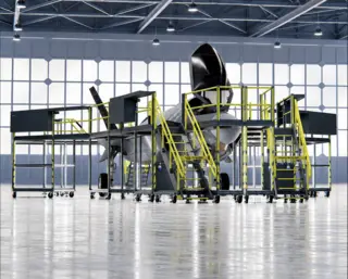 F-35 FULL WRAP-AROUND WORK STAND SET 9 Modules, FTA