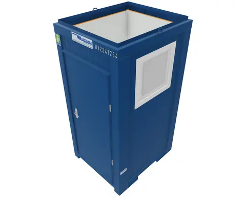 MODULBOKS 5 FOT ISOLERT CONTAINER Lys- varme, vindu 1200x1400x2540mm