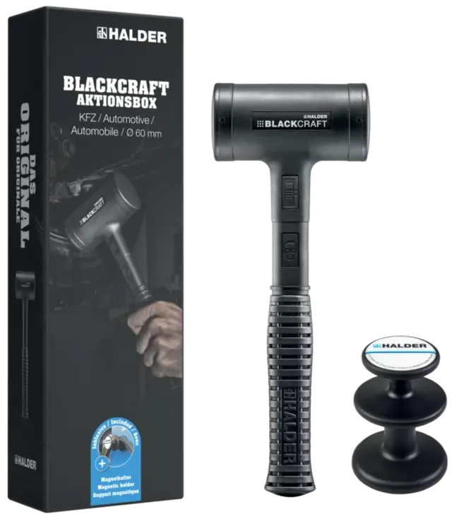 REKYLFRITT HAMMERSETT BLACKCRAFT Ø60 Inkl magnet Halder 