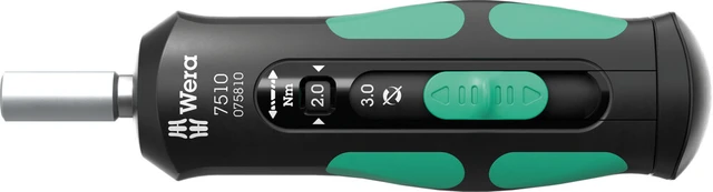 MOMENTSKRUTREKKER SAFE-TORQUE SPEED 7510 1-3 Nm, Justerbar, Wera 