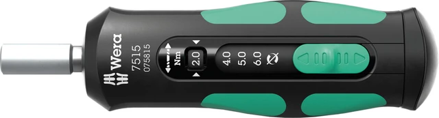 MOMENTSKRUTREKKER SAFE-TORQUE SPEED 7515 2-6 Nm, Justerbar, Wera 