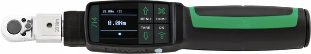 MOMENTNØKKEL DIGITAL 1/4"DR.714R 2-20 NM 1,5-15 ft·lb, 18-180 in·lb, Stahlwille 