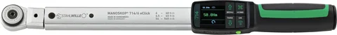 MOMENTNØKKEL DIGITAL 3/8"DR.714R 6-60 NM 4,5-45 ft·lb, 54-540 in·lb, Stahlwille