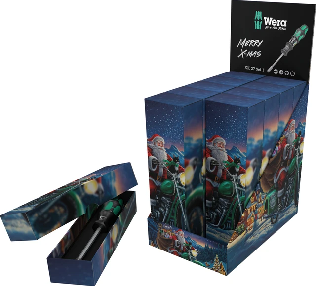 KRAFTFORM KOMPAKT 27, 7 DELER X-MAS SETT WERA 
