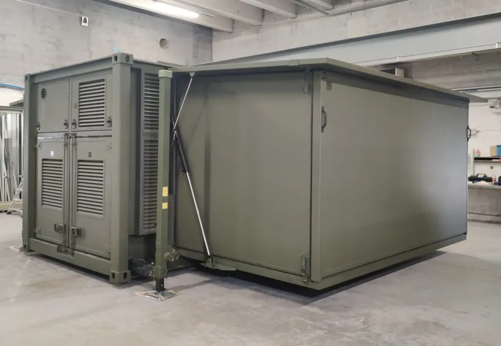 COMMAND CENTER CONTAINER ISO 20FT 3-1 2-WAYS EXPANDABLE 
