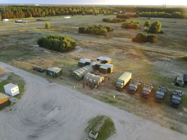 MOBILE FIELD HOSPITAL CAMP Military Camp 