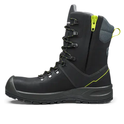 VINTERSTØVEL ION HØY SORT/GRØNN STR: 38 Solid Gear 