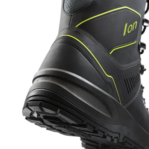 VINTERSTØVEL ION HØY SORT/GRØNN STR: 38 Solid Gear 