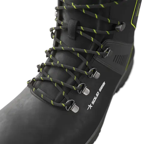 VINTERSTØVEL ION HØY SORT/GRØNN STR: 38 Solid Gear 