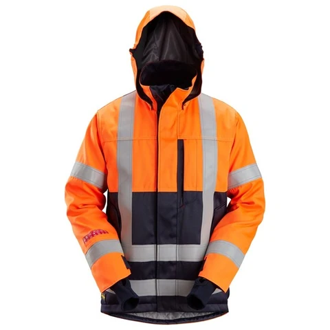 VINTERJAKKE PW 1164 KL3 ORA/MBLÅ STR: XS Snickers Workwear 