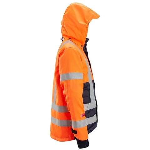 VINTERJAKKE PW 1164 KL3 ORA/MBLÅ STR: XS Snickers Workwear 