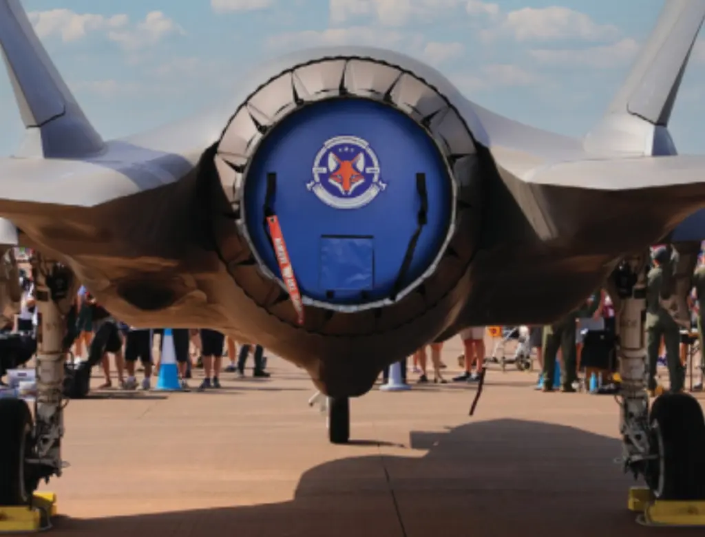 F-35 INFLATABLE PLUGSET W/LOGO, PUMP 2 ea. Engine Intake Plug & exhaust plug 