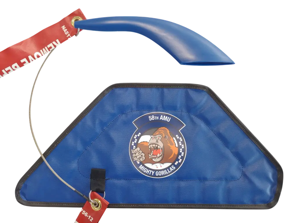 F-35 PMAC FLUSH PORT MODULE COVERS R+ L Attached probe cover, both sides 