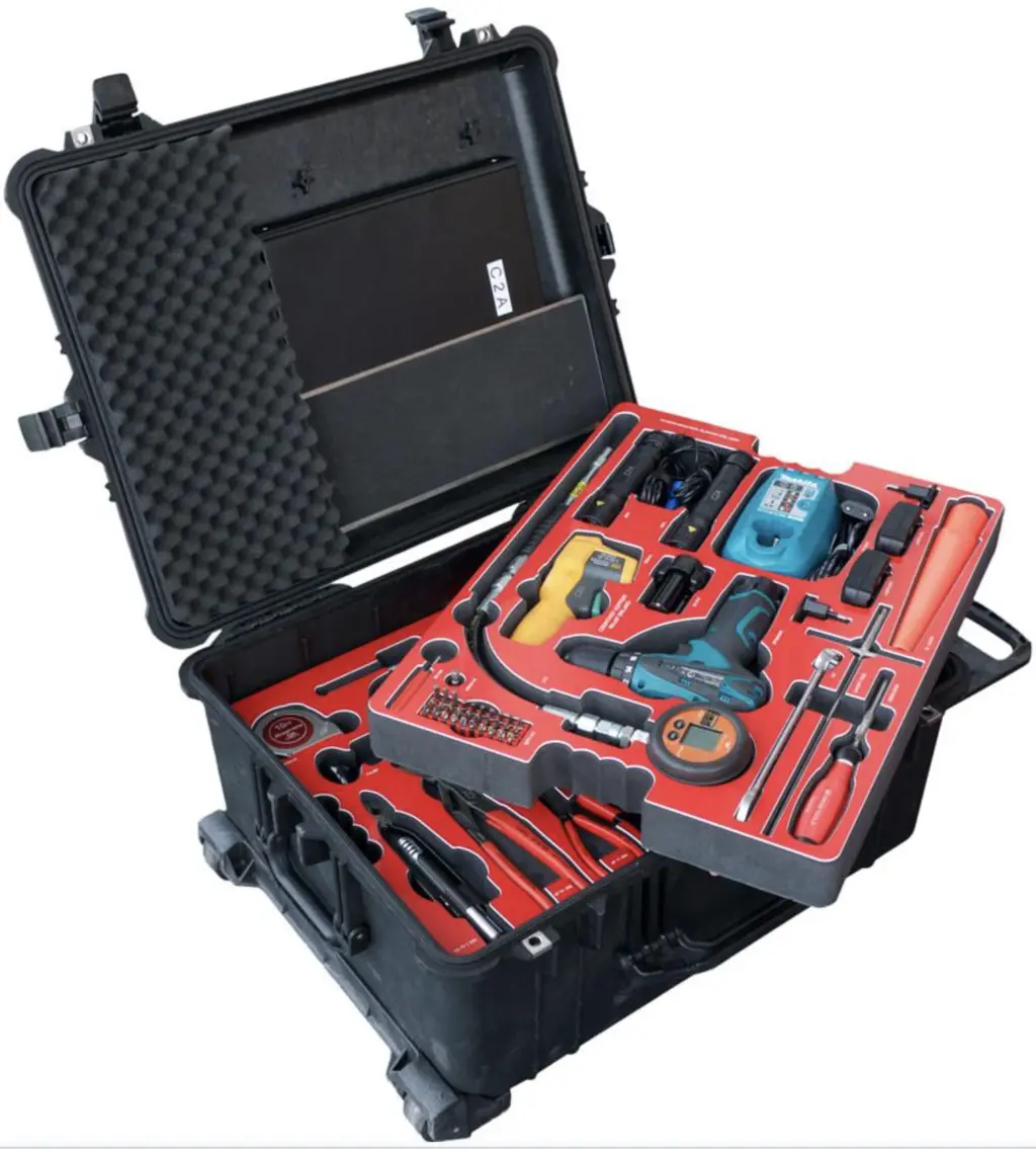 F-16 COMBINED SERV. INSPECTION KIT FTA TOOLKIT CREW - 281022, F-16 