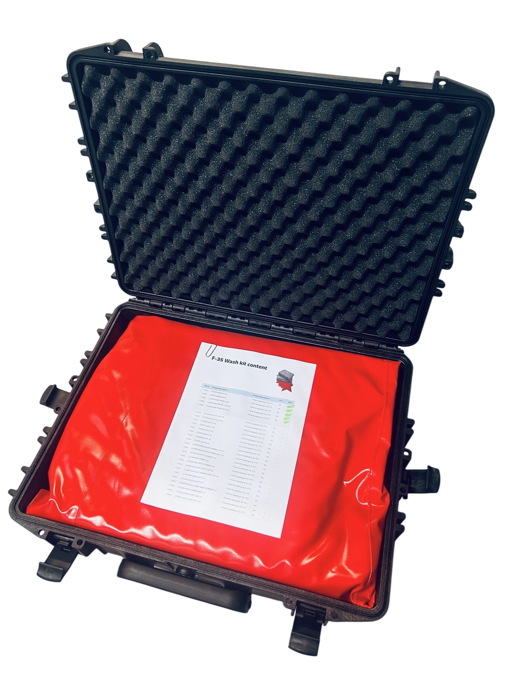 F-35 WASH KIT FTA Complete wash cover kit for F-35 