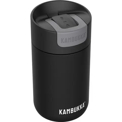 TERMOKOPP OLYMPUS JET BLACK 300ML Med mulighet for gravering - Kambukka