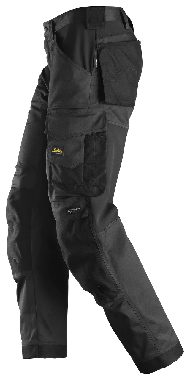 BUKSE 6351 SORT STR: 44 Snickers Workwear 