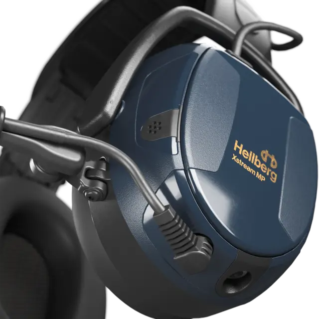 HØRSELVERN XSTREAM MP HODEBØYLE BLÅTANN Hodebøyle Hellberg 