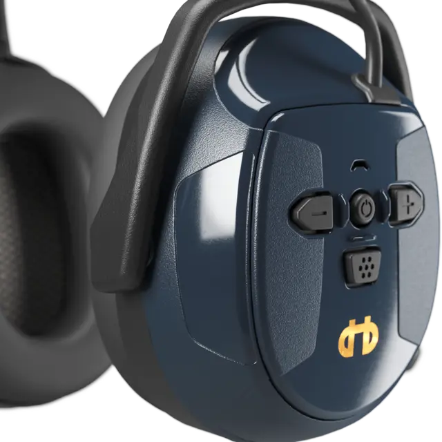 HØRSELVERN XSTREAM MP HODEBØYLE BLÅTANN Hodebøyle Hellberg 