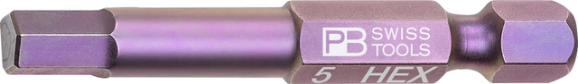 BITS 1/4" UNBRAKO 5,0X50MM PrecisionBits - PB Swiss Tools 