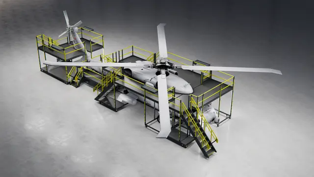 MH60R DEPOT MAINTENANCE DOCKING MODULES MH60R Full wrap-around stands 