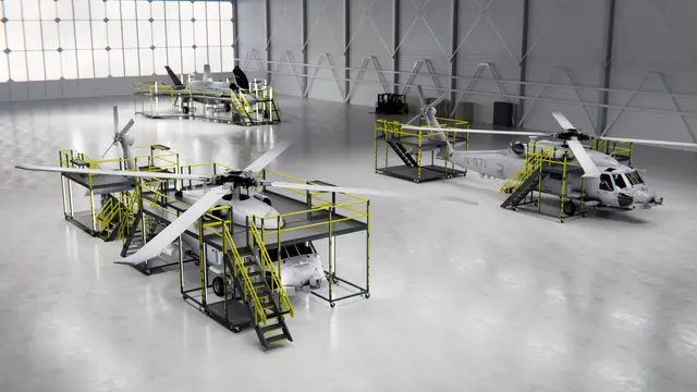 MH60R DEPOT MAINTENANCE DOCKING MODULES MH60R Full wrap-around stands 