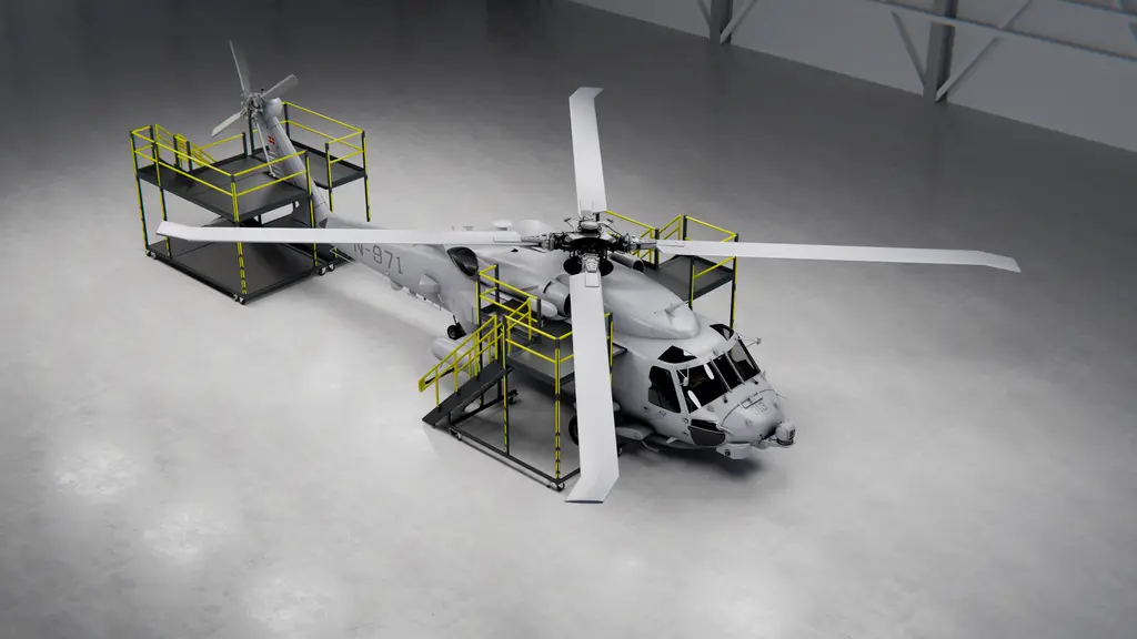 MH60R LINE MAINTENANCE DOCKING MODULES MH60R Line stands, FTA 