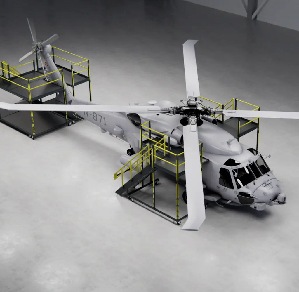 MH60R LINE MAINTENANCE DOCKING MODULES MH60R Line stands, FTA 