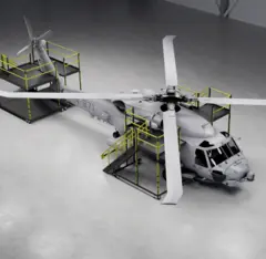 MH60R LINE MAINTENANCE DOCKING MODULES MH60R Full wrap-around stands, FTA