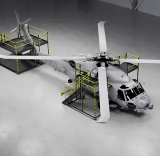 MH60R LINE MAINTENANCE DOCKING MODULES MH60R Line stands,  Seahawk