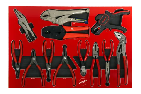 TANGSETT 12 DELER 25A DE størrelse 575 x 380mm - FTC