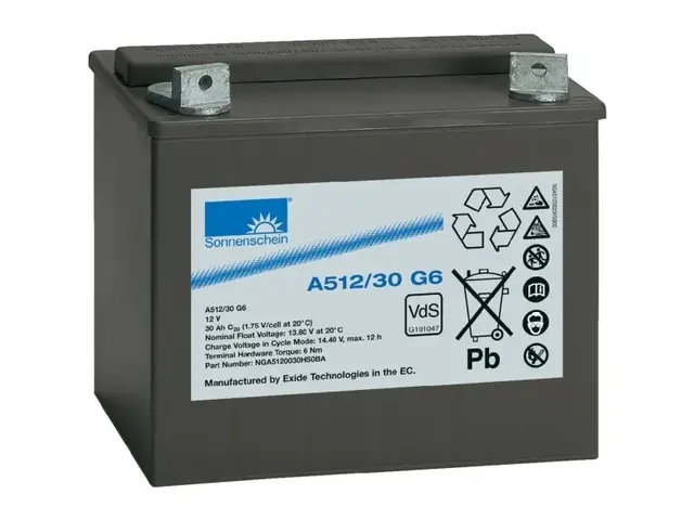 SONNENSCHEIN A512/30 G6 GELBATTERI Exide Technologies - NGA5120030HS0BA 
