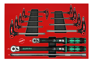 MOMENTVERKTØY &amp; UNBRAKO AF 12 DELER 25A DE størrelse 575 x 380mm - FTC