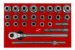 PIPESETT 3/4" DR. MM/AF I HDFI 25A DE størrelse 575 x 380mm - FTC