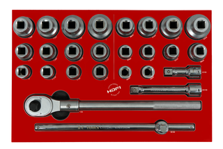 PIPESETT 3/4" DR. MM/AF I HDFI 25A DE størrelse 575 x 380mm - FTC