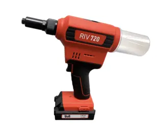 POPNAGLEPISTOL Ø2,4 - Ø6,4  18V RIV720 For popnagler, Plastkoffert, Rivit