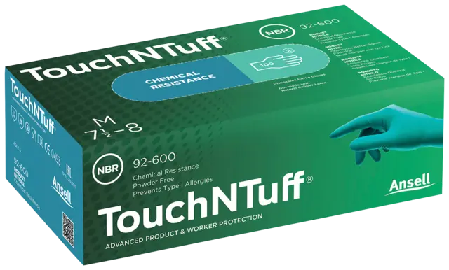 NITRIL HANSKE 92-600 GRØNN STR. S Pudderfri eske a 100 