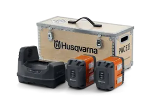 B750X/C1800X PACE BATTERIPAKKE MED LADER Husqvarna