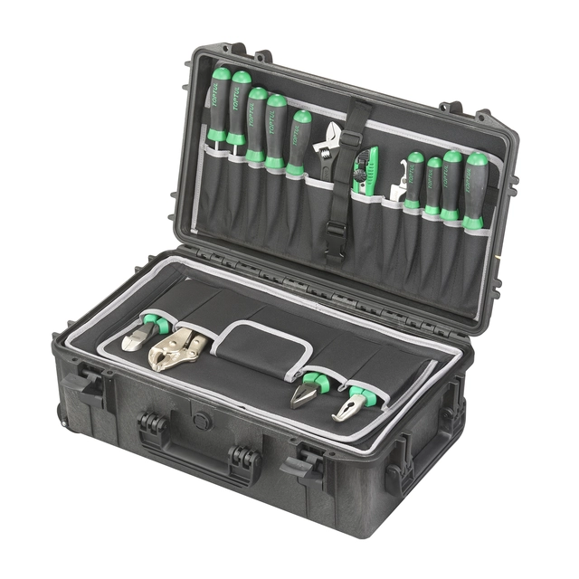 UTSTYRSKOFFERT TOOL TROLLEY OPTICASE 52 520X290X200mm (innv) med hjul og håndtak 
