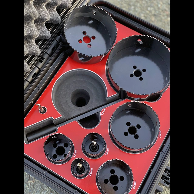 HULLSAGSETT HSS 32-86MM BRAVIDA 13 deler i koffert IP67. FTC 